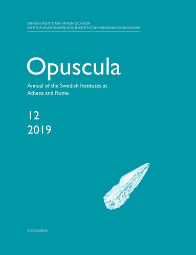 bokomslag Opuscula 12 | 2019