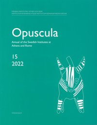 bokomslag Opuscula 15 | 2022