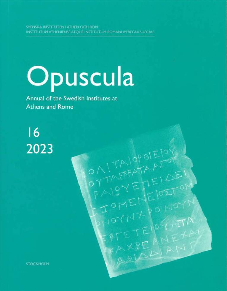 Opuscula 16 | 2023 1