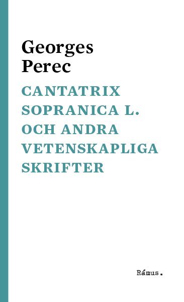 bokomslag Cantatrix Sopranica L.