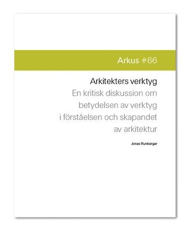 bokomslag Arkitekters verktyg