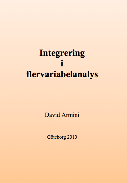 Integrering i flervariabelanalys 1