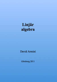 bokomslag Linjär algebra