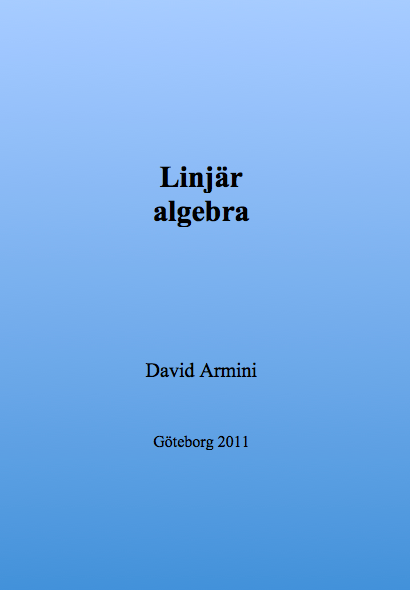 Linjär algebra 1