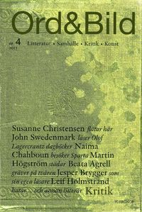 bokomslag Ord&Bild 4(2011) Kritik