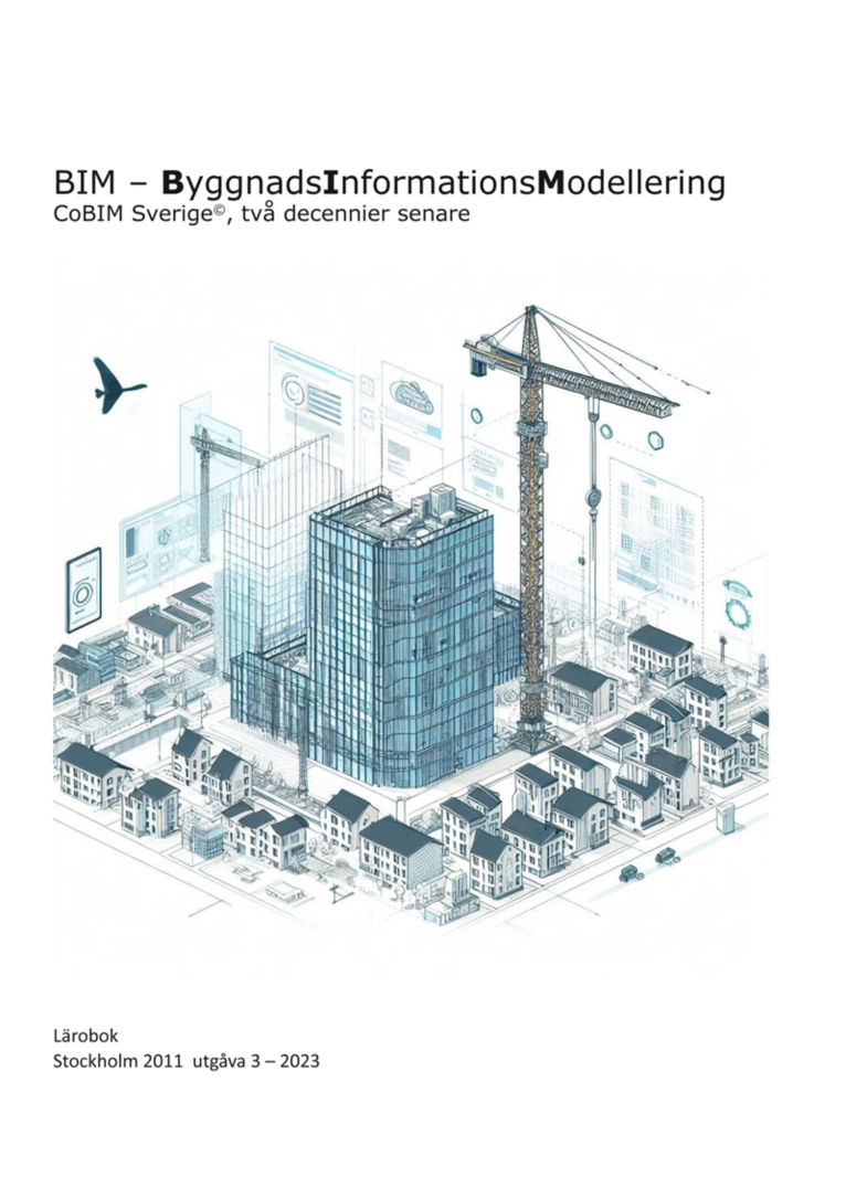 BIM - ByggnadsInformationsModellering, CoBIM Sverige, två decennier senare 1