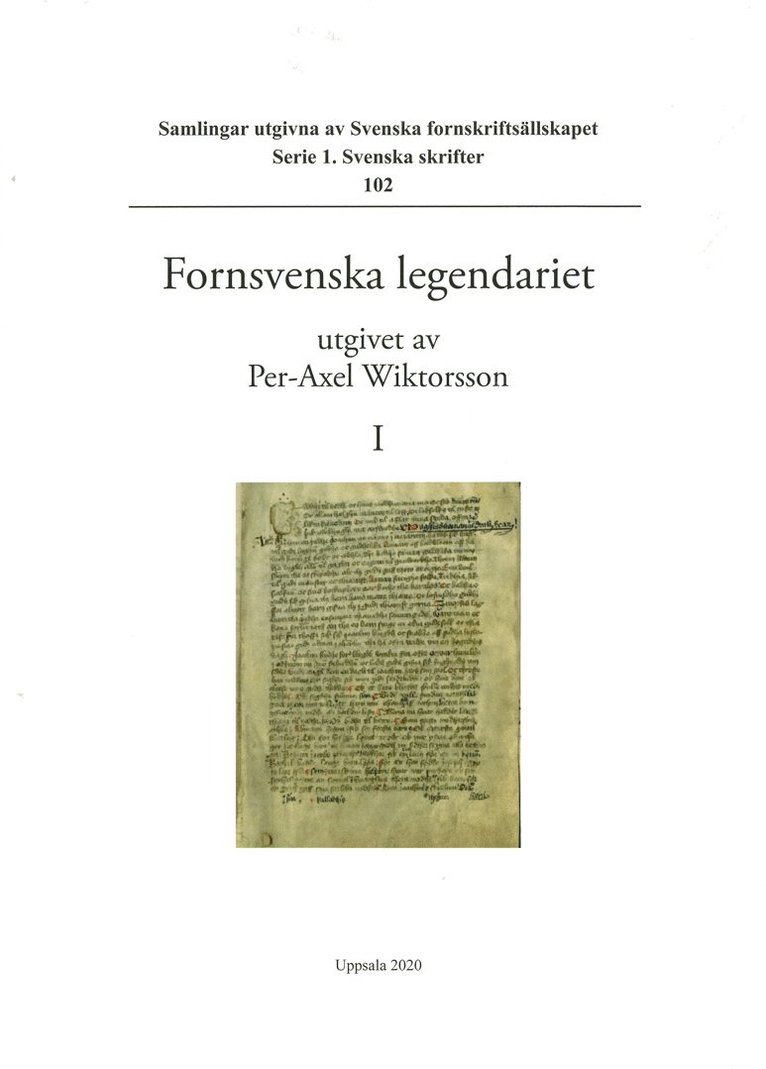 Fornsvenska legendariet. Vol. I-IV 1