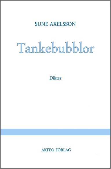 bokomslag Tankebubblor : dikter