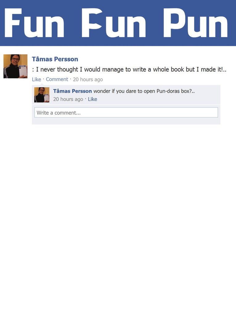 Tåmas Persson - Fun Fun Pun, Häftad