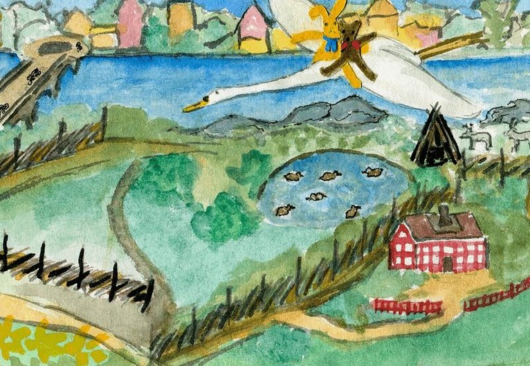 Elisabet Håkansson, Jonas Jannopoulos - Nin och Nan på Skansen, Inbunden