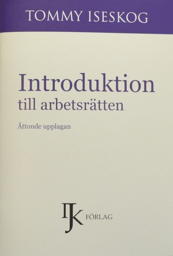 Introduktion till arbetsrätten 1