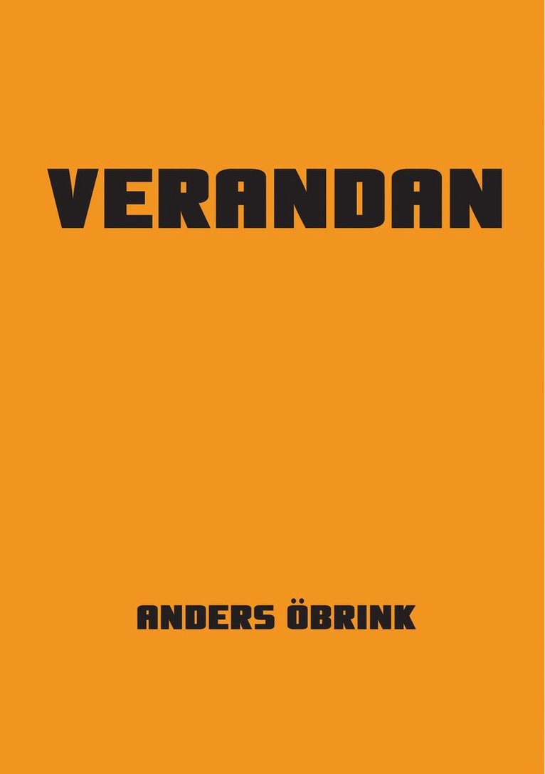 Anders Öbrink - Verandan, Häftad