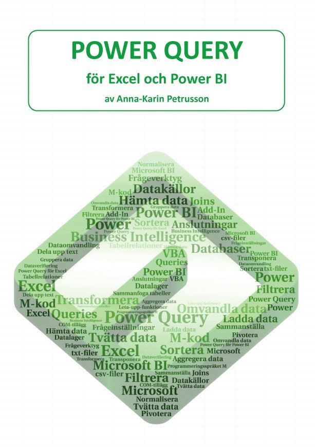 Anna-Karin Petrusson - Power Query - för Excel och Power BI, Kartonnage