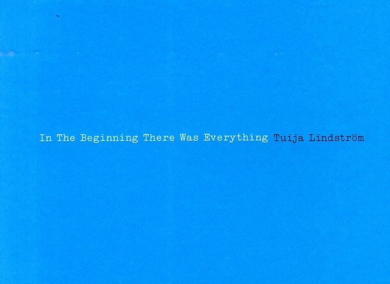 In the beginning there was everything