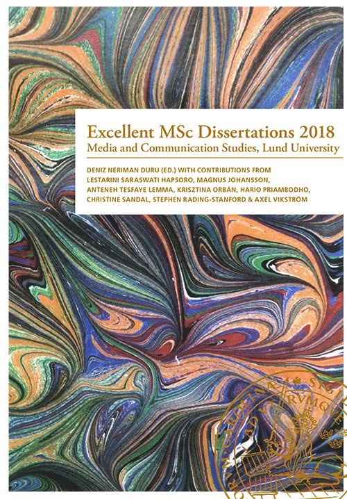 Excellent MSc Dissertations 2018 1
