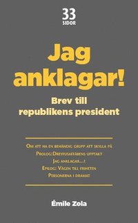 bokomslag Jag anklagar...! : Brev till republikens president