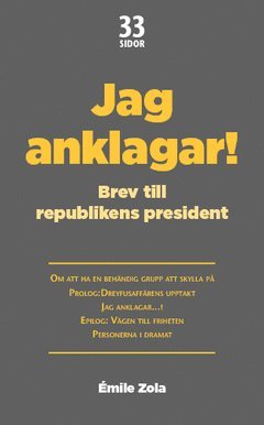 bokomslag Jag anklagar...! : Brev till republikens president