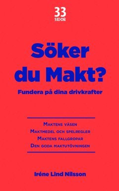 bokomslag Söker du makt? : fundera på dina drivkrafter