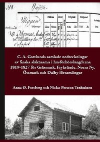 bokomslag C. A. Gottlunds samlade nedteckningar av finska släktnamn i husförhörslängderna 1819-1827 för Gräsmark, Fryksände, Norra Ny, Östmark och Dalby församlingar