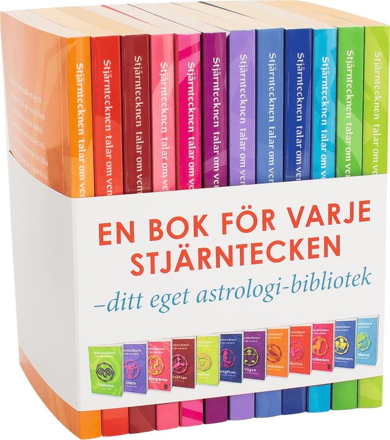 Gisela Melin - Stjärntecknen talar om vem du är (BOX med 12 böcker), Häftad