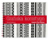 bokomslag Grafiska korsstygn = Graphic cross-stitches