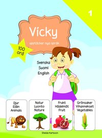 bokomslag Vicky upptäcker nya språk 1. Finska
