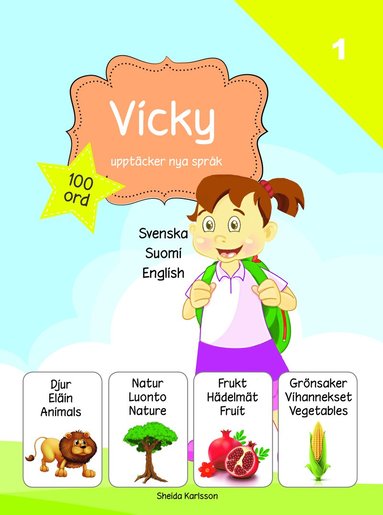 bokomslag Vicky upptäcker nya språk 1. Finska