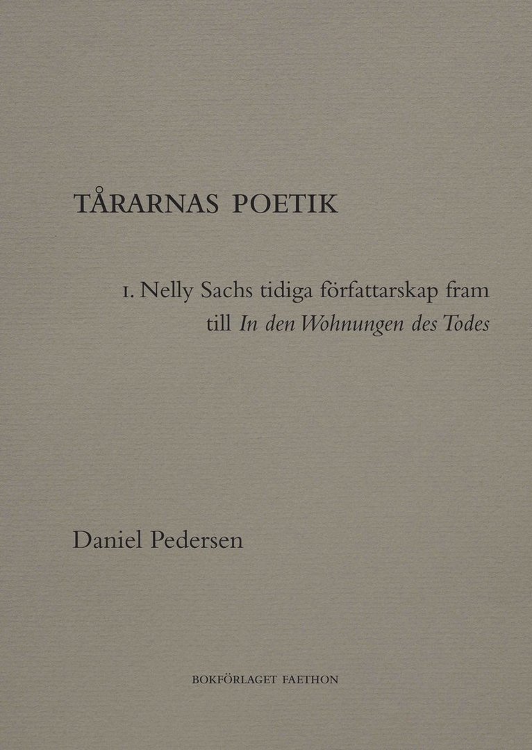 Tårarnas poetik 1