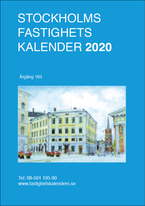 Stockholms Fastighetskalender 2020, Årg 163 1