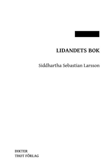 bokomslag Lidandets bok