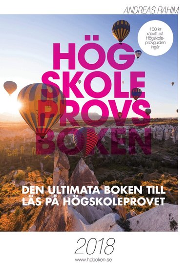 Andreas Rahim - Högskoleprovsboken : den ultimata boken till LÄS på högskoleprovet, Häftad
