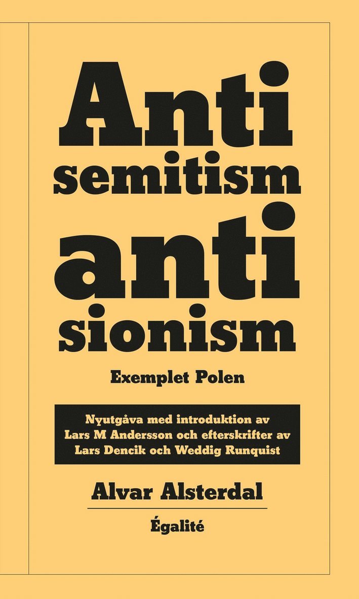 Antisemitism, antisionism : exemplet Polen 1