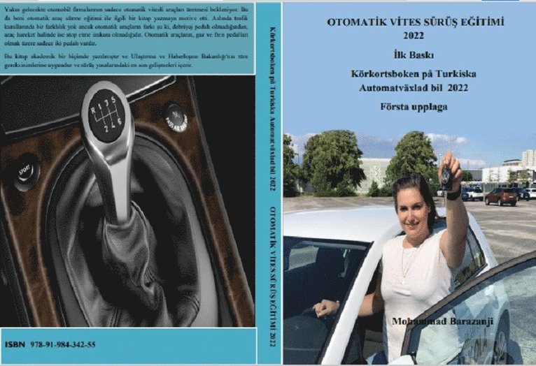 Körkortsboken på Turkiska Automatväxlad bil 2022, Häftad
