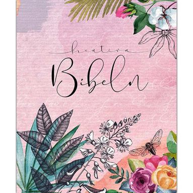 Kreativ Bibel i rosa hårdpärm, Inbunden