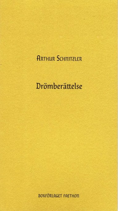 bokomslag Drömberättelse