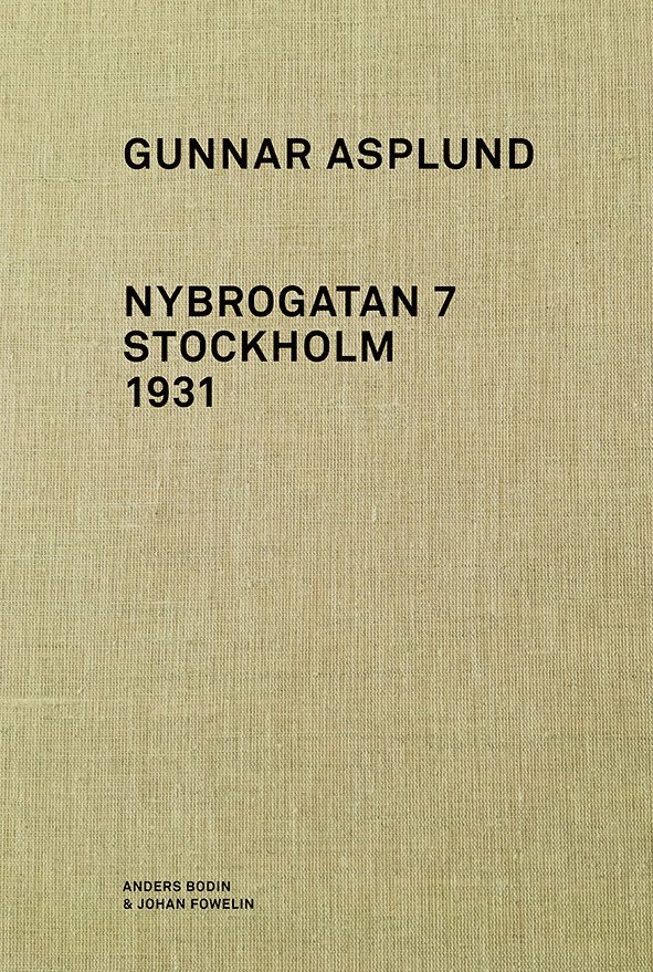 Gunnar Asplund Nybrogatan 7 Stockholm 1931 1