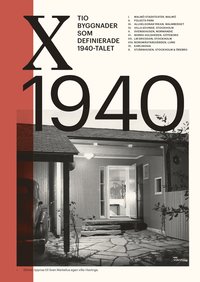 bokomslag Tio byggnader som definierade 1940-talet