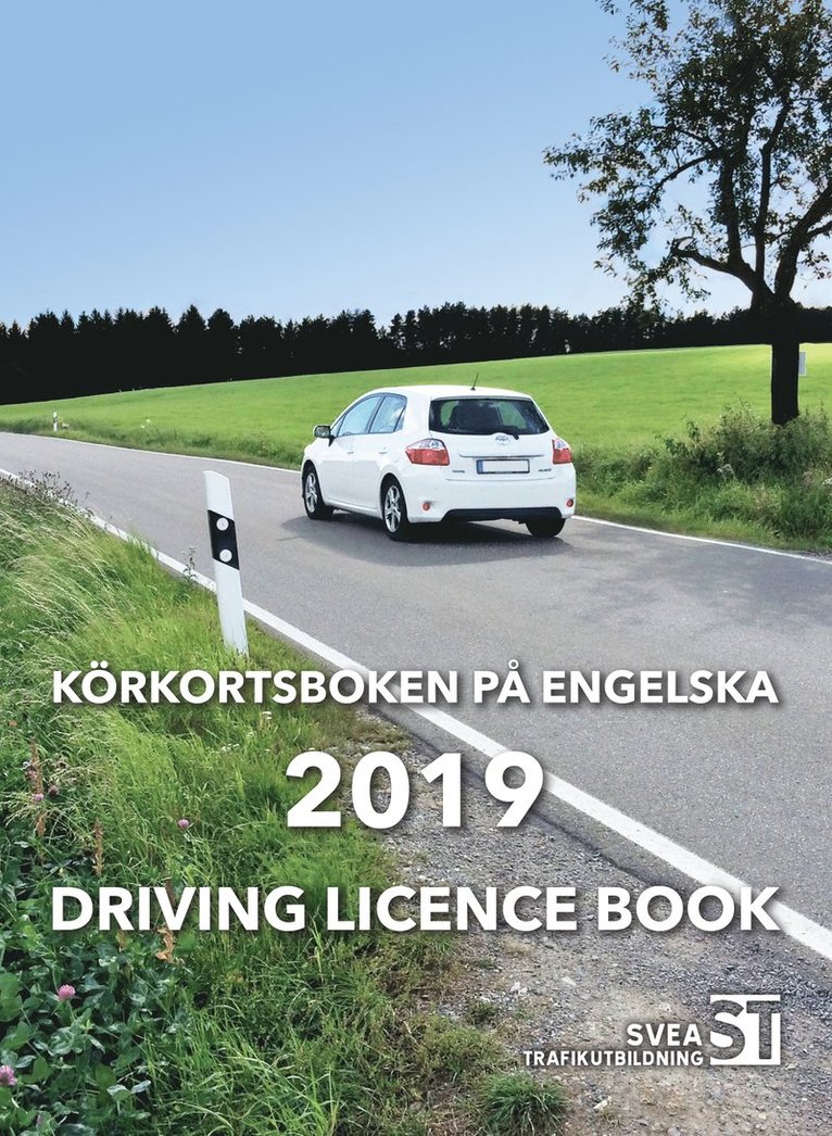Körkortsboken på Engelska 2019 ;  Driving licence book, Häftad