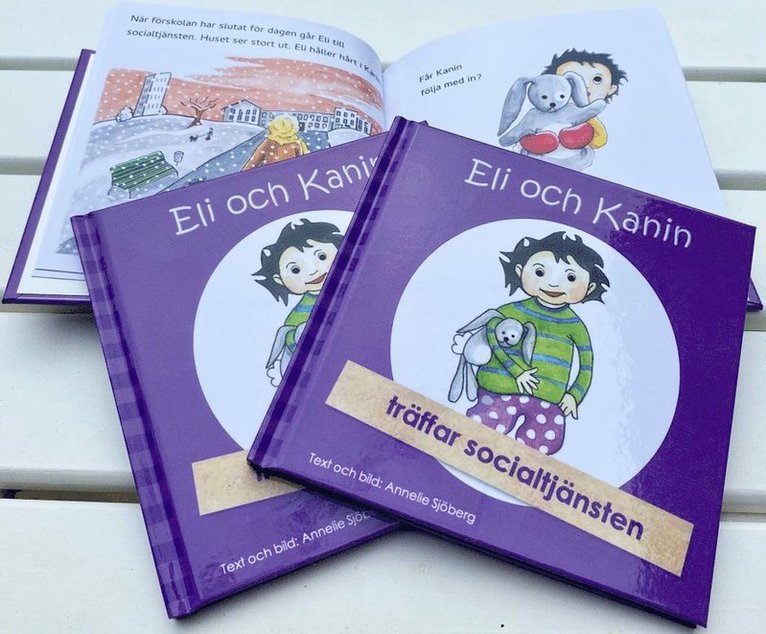 Annelie Sjöberg - Eli och Kanin träffar socialtjänsten, Inbunden