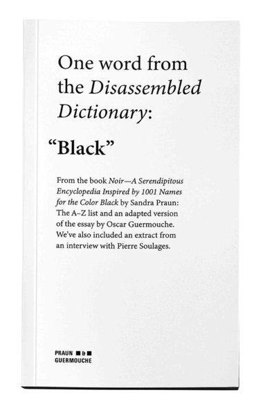 Sandra Praun, Oscar Guermouche - "Black", Häftad