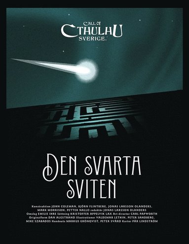 bokomslag Call of Cthulhu Sverige. Den svarta sviten