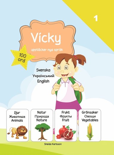 bokomslag Vicky upptäcker nya språk 1. Ukrainska