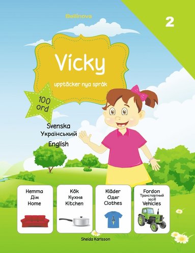 bokomslag Vicky upptäcker nya språk 2. Ukrainska