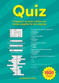 bokomslag Quiz frågesport korsord ordlekar och kluriga uppgifter för den vetgiriga