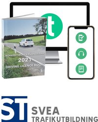 bokomslag Körkortsboken på Engelska 2021 ; Driving licence book (book + theory pack with online exercises, theory questions, audiobook & ebook)