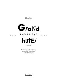 bokomslag Grand Hotel Metaphysik + tëxter