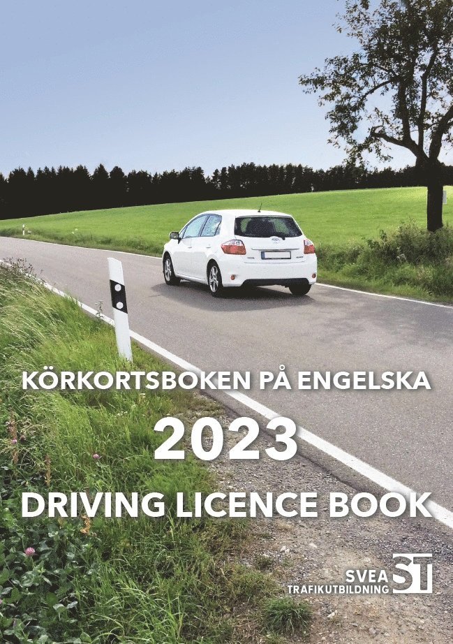 Körkortsboken på Engelska 2023 / Driving licence book 1