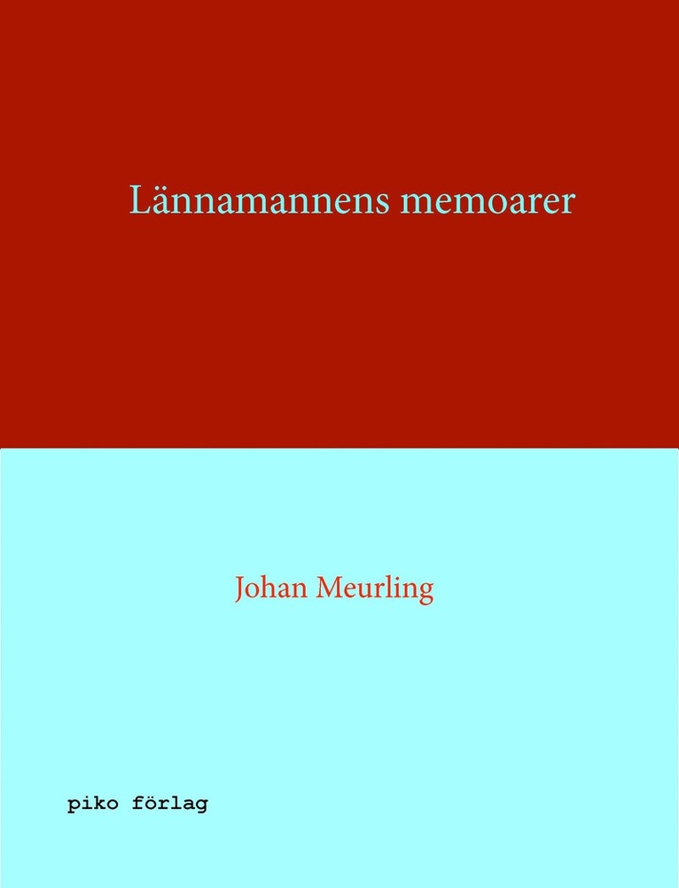 Lännamannens memoarer 1