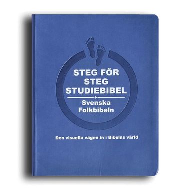 Jonas Dagson - Steg för steg studiebibel blå skinnimitation, Inbunden