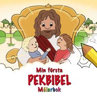 bokomslag Min första pekbibel - målarbok